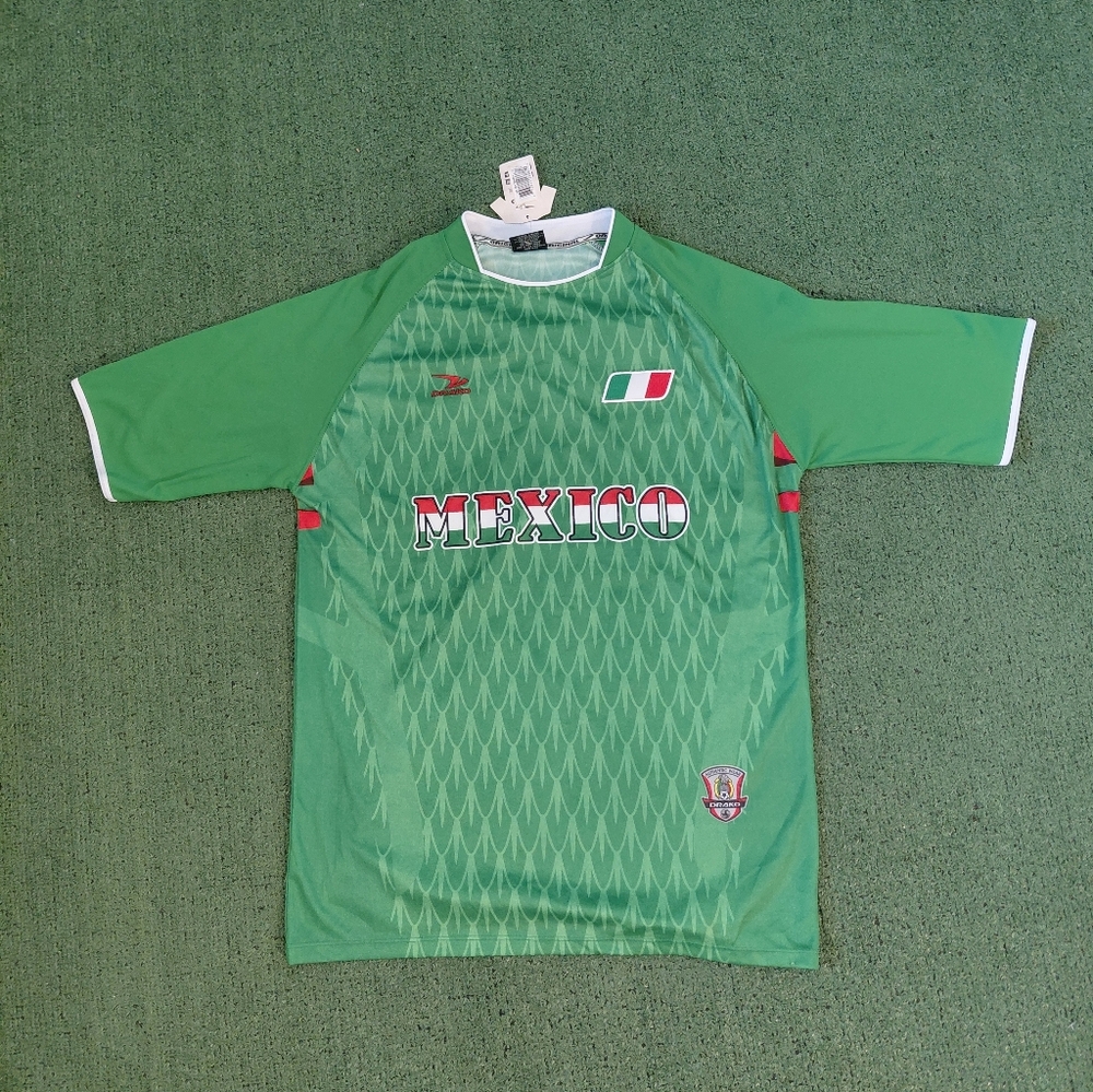 VINTAGE NWT Drako Mexico National Team Soccer Jersey OS